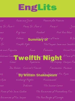 cover image of EngLits: Twelfth Night